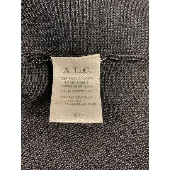 A.L.C. Flounce Black Eliza Skirt Size S - Picture 6 of 6